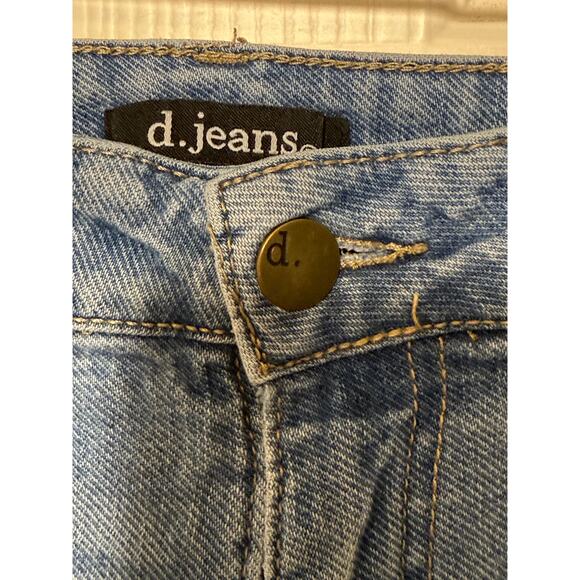 D.Jeans Size 8 Light Wash Stretch Straight Leg Jeans | Casual Everyday Denim - Picture 2 of 7